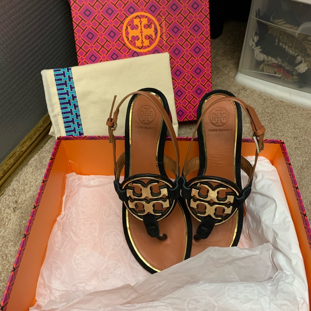 Tory Burch Metal Miller Sandal 50MM